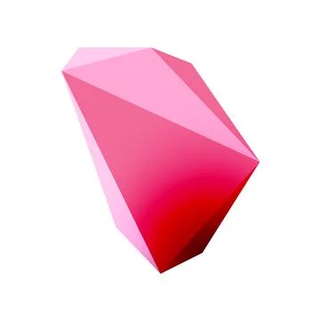 Abstract low poly stone design. Geometric 3d vector design element Stock Illustration