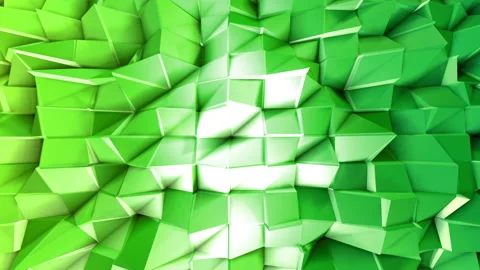 Abstract low poly style looped background. 3d seamless animation in 4k. Modern 動画素材 88091497