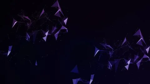 Abstract low poly technology design background Stock Illustration