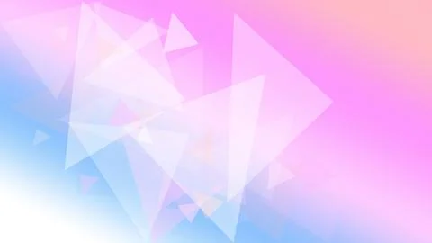 Abstract low-poly triangle background blends pink and blue in a soft gradie.. Illustrazione stock