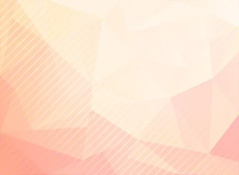 Abstract low poly triangles pattern with diagonal lines texture on pastels co Stock Illustration