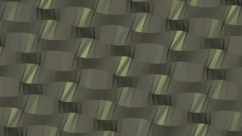 Abstract low poly triangles waving, geometric 3D loop. Stock Footage 340844401