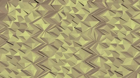 Abstract low poly triangles waving, geometric 3D loop. Stock Footage 340844408