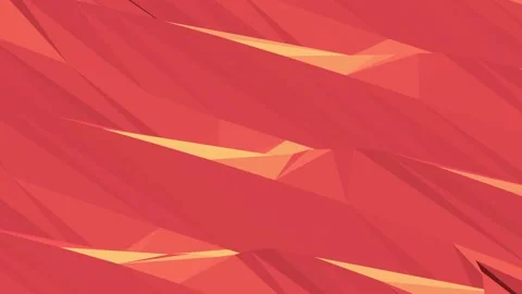 Abstract low poly triangles waving, geometric 3D loop. Stock Footage 340844416