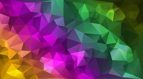 Abstract low poly vector background. Pattern of triangles. Polygonal design.  Stock Illustration