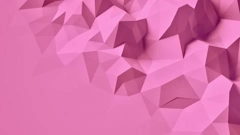 Abstract Low Poly White 3D Surface in loopable Background Animation. Stock Footage 241797728