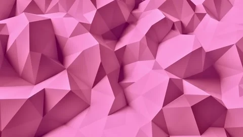 Abstract Low Poly White 3D Surface in loopable Background Animation. Stock Footage 241797751