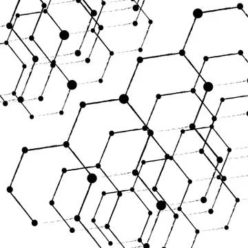 Abstract low poly white bright technology vector background Stock Illustration