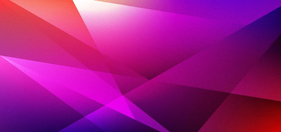 Abstract low polygon geometric shape vibrant color with lighting background a Stock Illustration