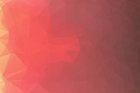 Abstract Low polygon Triangle Pattern Background, light red polygonal backgro Stock Illustration