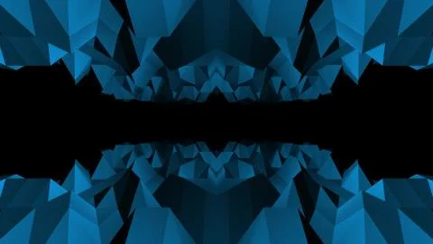 Abstract low polygonal cave illustration background new unique retro beautiful Stock Illustration