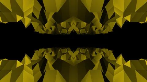 Abstract low polygonal cave illustration background new unique retro beautiful Stock Illustration