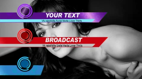 Abstract Lower Third Stock After Effects