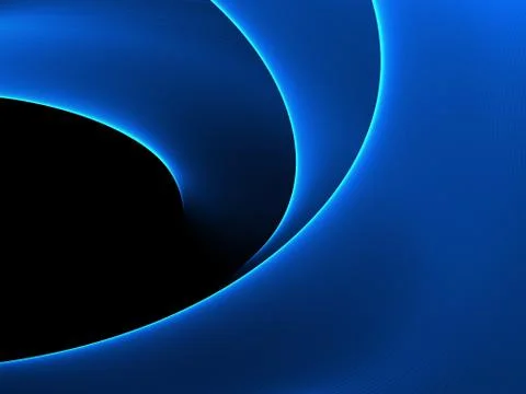 Abstract luminous blue and black background Stock Illustration