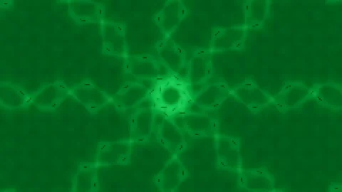 Abstract luminous emerald bio-energy pattern background loop Stock Footage 339495038