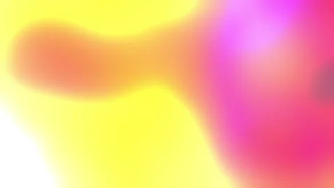 Abstract Luminous Holographic Bokeh Gradient Background with Yellow Orange .. Stock Footage 345182188