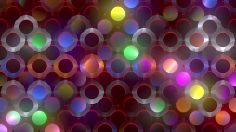 Abstract Luminous Mosaic. Stock Footage 296526831
