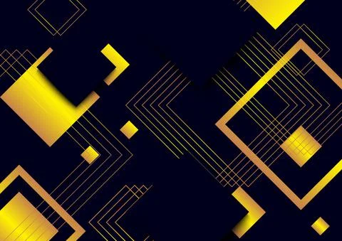 Abstract luxury and shadow background. Modern golden pattern shapes design. V イラスト素材