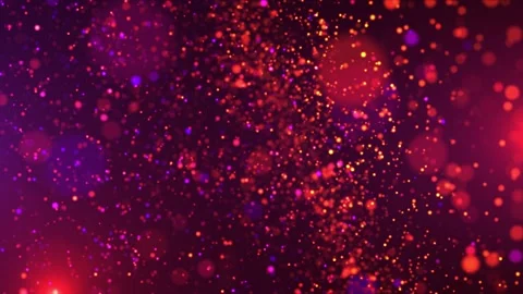 Abstract luxury background of flying and glittering particles. Flight of brig Stock Footage 306858026