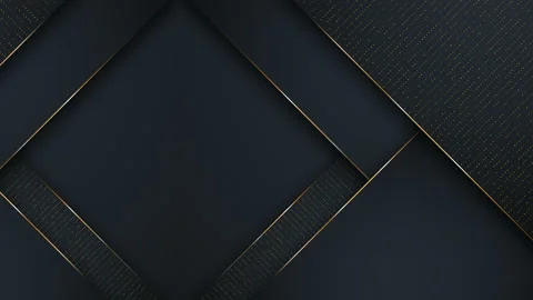 Abstract Luxury background. polygonal pattern. black and gold lines. Stock Footage 150198487