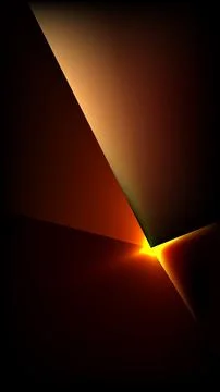 Abstract luxury background sharp golden light source illuminates dark coppe.. Stock Illustration