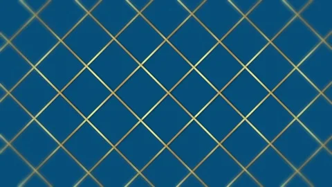 Abstract luxury backgrounds geometric square shape with golden metallic strip Stock Footage 273167948