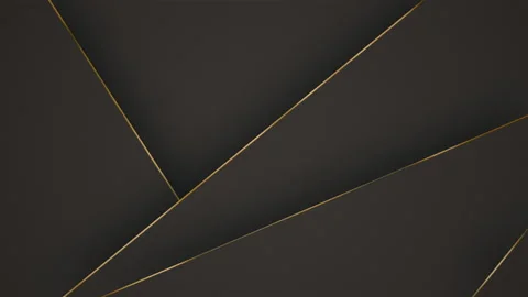 Abstract Luxury backgrounds. polygonal pattern.grey and gold lines. Seamless Stock-Footage 161267708