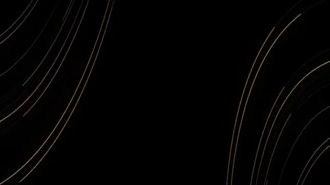 Abstract luxury curved lines wave animat... | Stock Video | Pond5