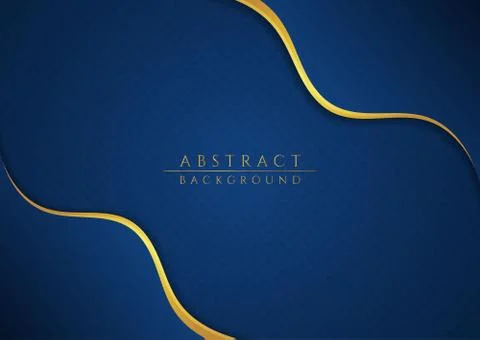 Abstract luxury fluid wave shape background overlap layer design Stock Illustration