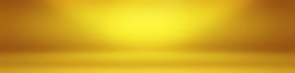 Abstract Luxury Gold yellow gradient studio wall, well use as background,layout Stock Illustration