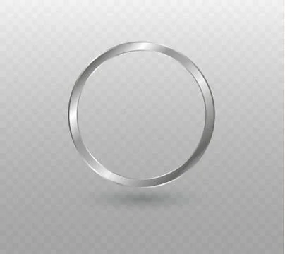 Abstract luxury golden ring. Vector light circles and spark light effect Stock Illustration