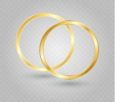 Abstract luxury golden ring. Vector light circles and spark light effect Stock Illustration