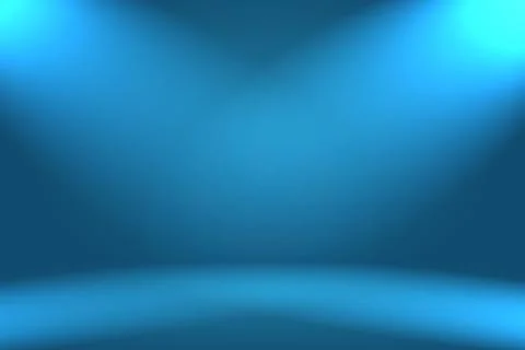 Abstract Luxury gradient Blue background. Smooth Dark blue with Black vignette Stock Illustration