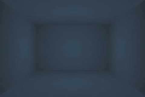 Abstract Luxury gradient Blue background. Smooth Dark blue with Black vignette Illustrazione stock