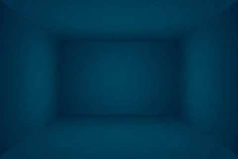 Abstract Luxury gradient Blue background. Smooth Dark blue with Black vignette Illustrazione stock