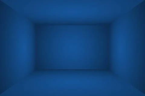 Abstract Luxury gradient Blue background. Smooth Dark blue with Black vignette Illustrazione stock