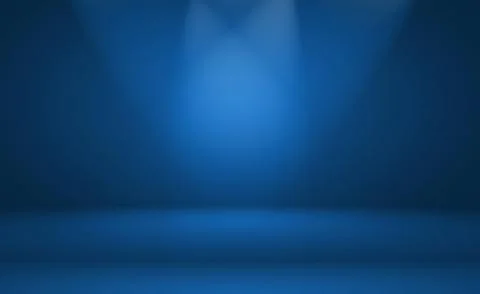 Abstract Luxury gradient Blue background. Smooth Dark blue with Black vignette Stock Illustration