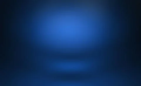 Abstract Luxury gradient Blue background. Smooth Dark blue with Black vignette Illustrazione stock