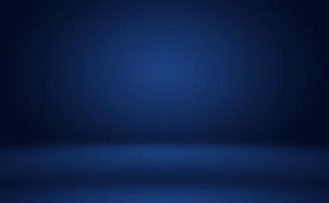 Abstract Luxury gradient Blue background. Smooth Dark blue with Black vignette Illustrazione stock