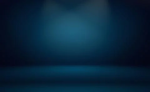 Abstract Luxury gradient Blue background. Smooth Dark blue with Black vignette Illustrazione stock