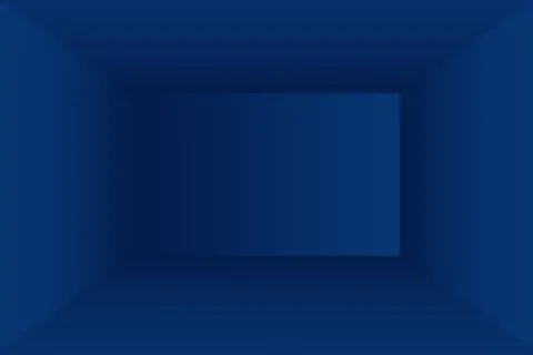 Abstract Luxury gradient Blue background. Smooth Dark blue with Black vignette Illustrazione stock