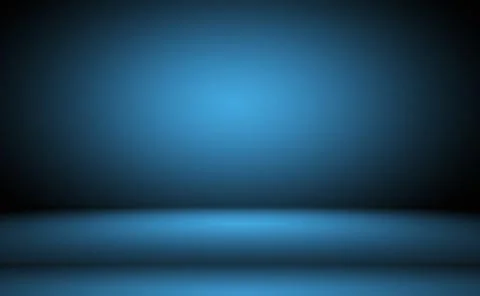 Abstract Luxury gradient Blue background. Smooth Dark blue with Black vignette Stock Illustration