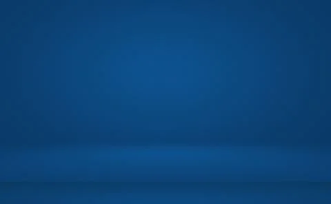 Abstract Luxury gradient Blue background. Smooth Dark blue with Black vignette Illustrazione stock