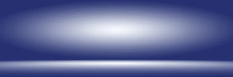 Abstract Luxury gradient Blue background. Smooth Dark blue with Black vignette Illustrazione stock