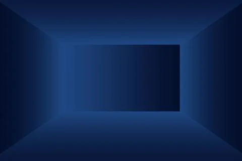 Abstract Luxury gradient Blue background. Smooth Dark blue with Black vignette Illustrazione stock