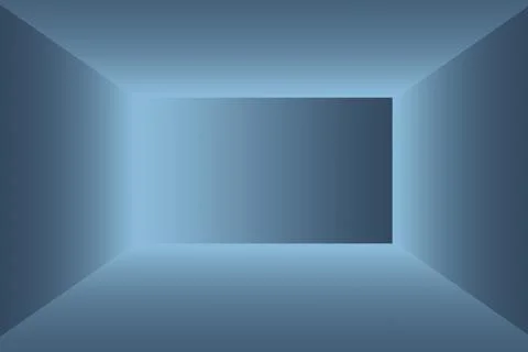 Abstract Luxury gradient Blue background. Smooth Dark blue with Black vignette Illustrazione stock
