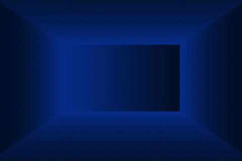Abstract Luxury gradient Blue background. Smooth Dark blue with Black vignette Illustrazione stock