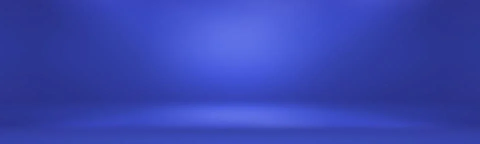Abstract Luxury gradient Blue background. Smooth Dark blue with Black vignette Illustrazione stock