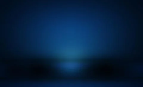 Abstract Luxury gradient Blue background. Smooth Dark blue with Black vignette Illustrazione stock