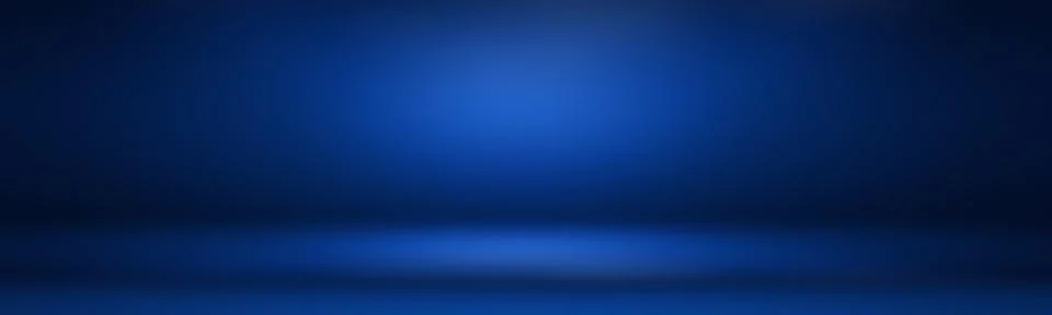 Abstract Luxury gradient Blue background. Smooth Dark blue with Black vignette 库存插图